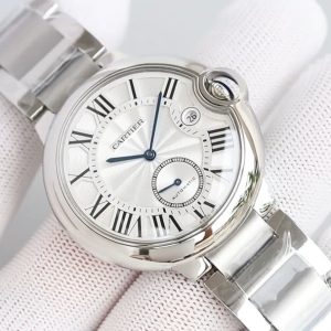 Cartier Ballon Bleu, two-and-a-half-hand men's watch, large 42mm—a classic timepiece that captures the essence of the authentic piece! Pay close attention to the details: the hands are blued steel, the crystal is a teardrop-shaped sapphire, and it features an automatic mechanical movement. This is an incredibly versatile, stylish, and exquisite watch. ⚠️ Please ensure you recognize the exclusive quality.